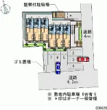 ★手数料０円★稲沢市稲葉３丁目　月極駐車場（LP）